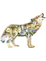 Sunsout Meadow Wolf Special Shaped Puzzle 750 Pieces