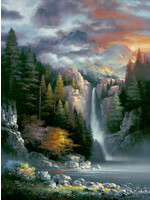 Sunsout Misty Falls Puzzle 1000 Pieces