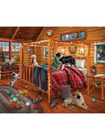 Sunsout Mountain Cabin Mischief Puzzle 1000 Pieces