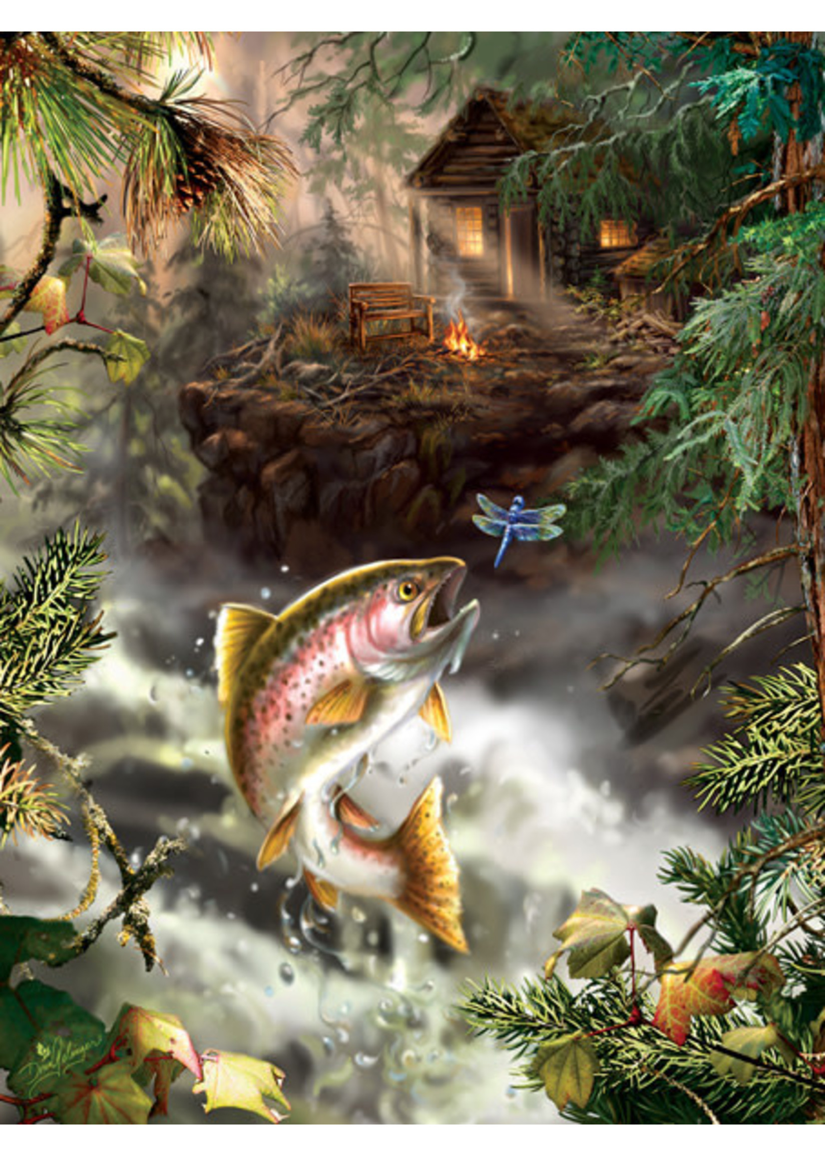 Sunsout Mountain Hideaway 500pc