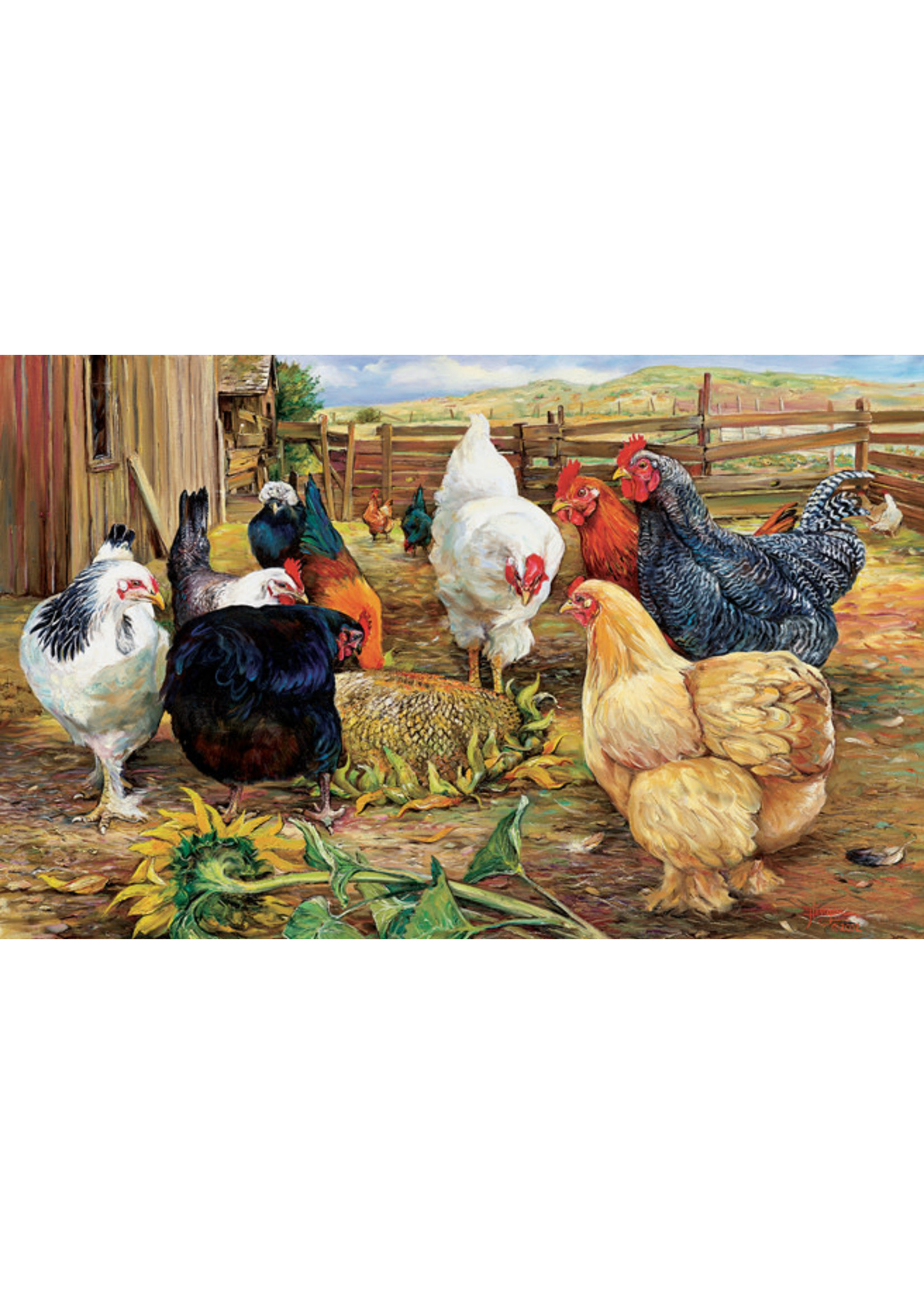 Sunsout Mystery of the Sunflower 550pc