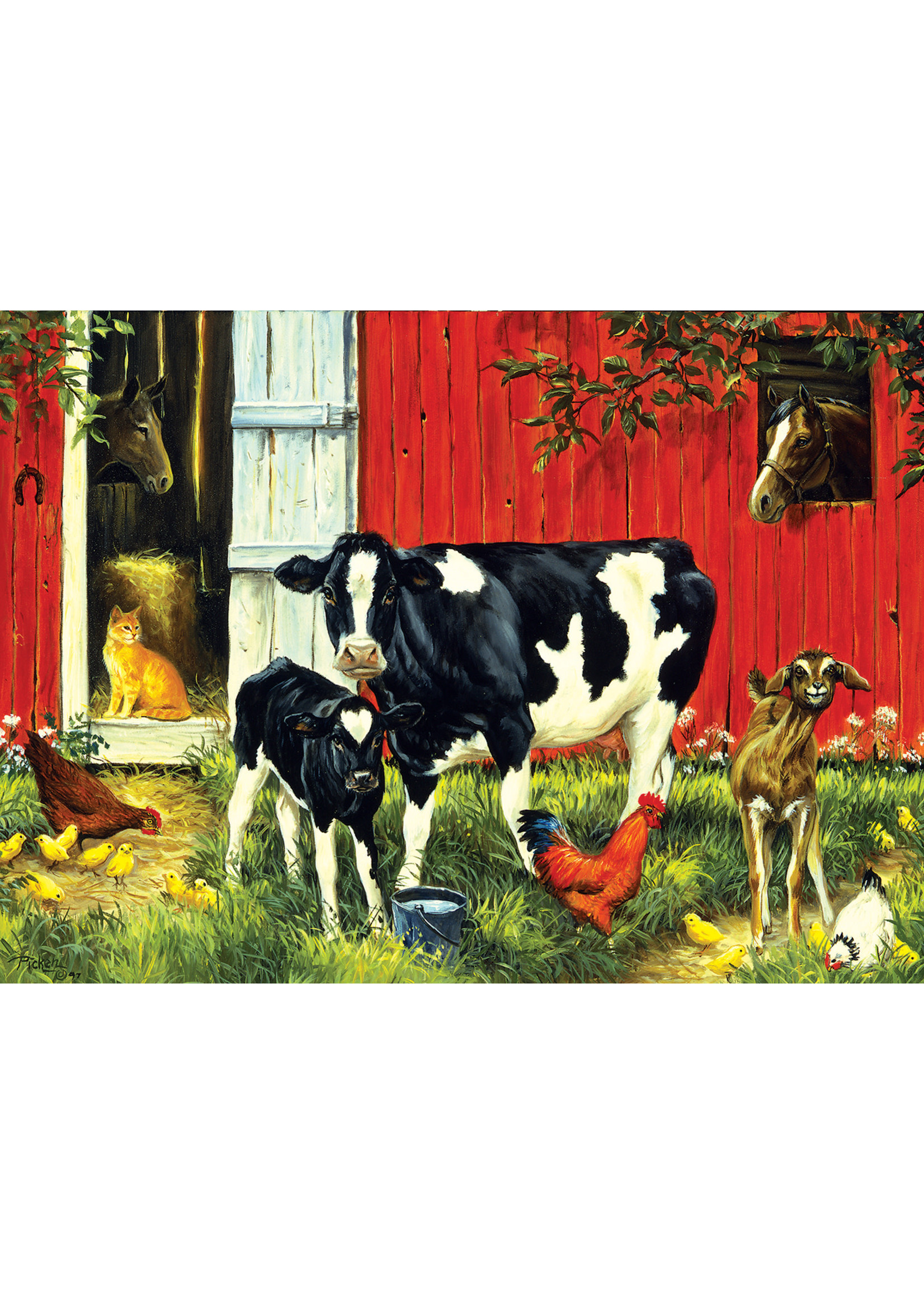 Sunsout Old MacDonald's Farm Puzzle 500+ Large Pieces