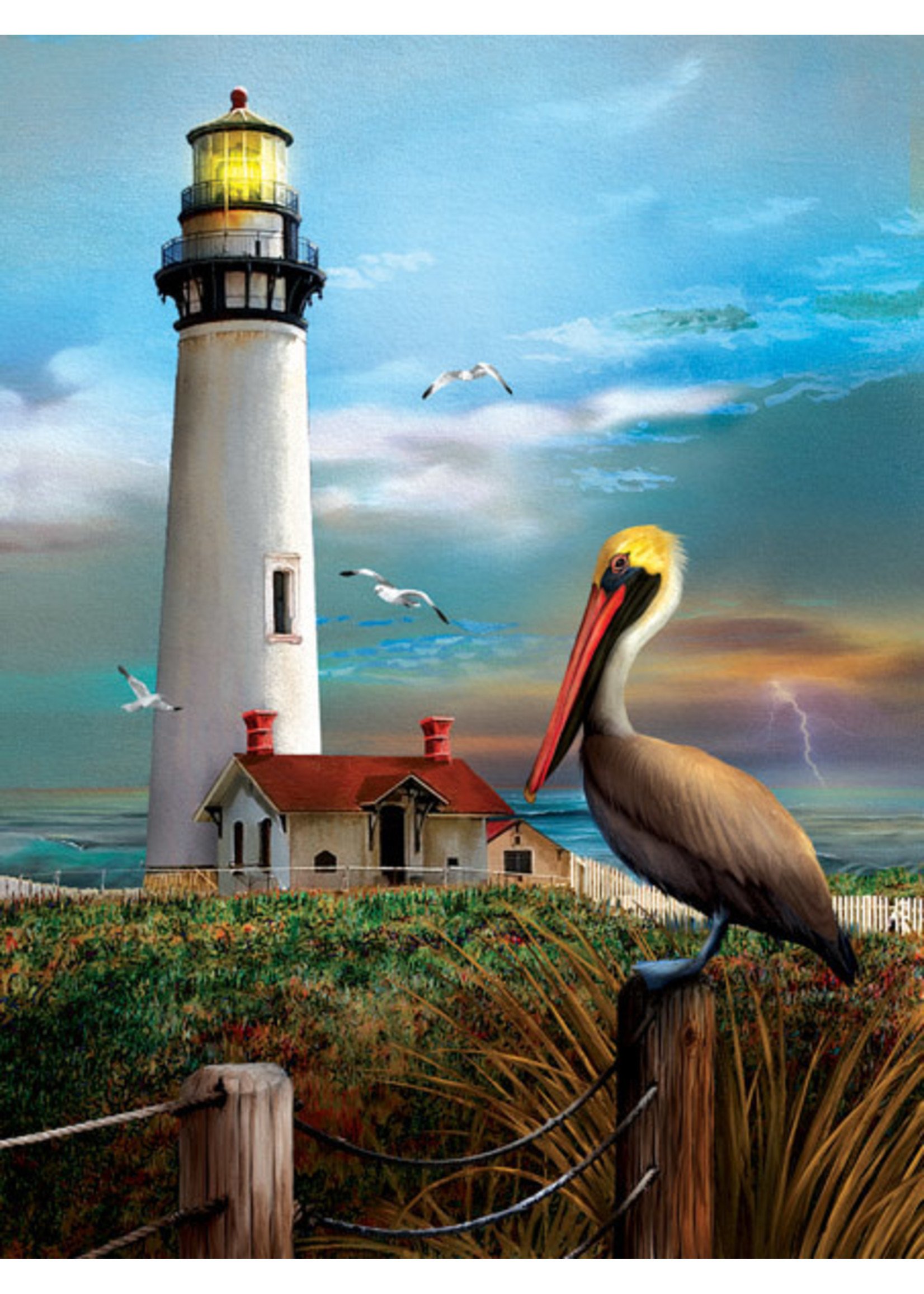Sunsout Pigeon Point Lighthouse Puzzle 500 Pieces