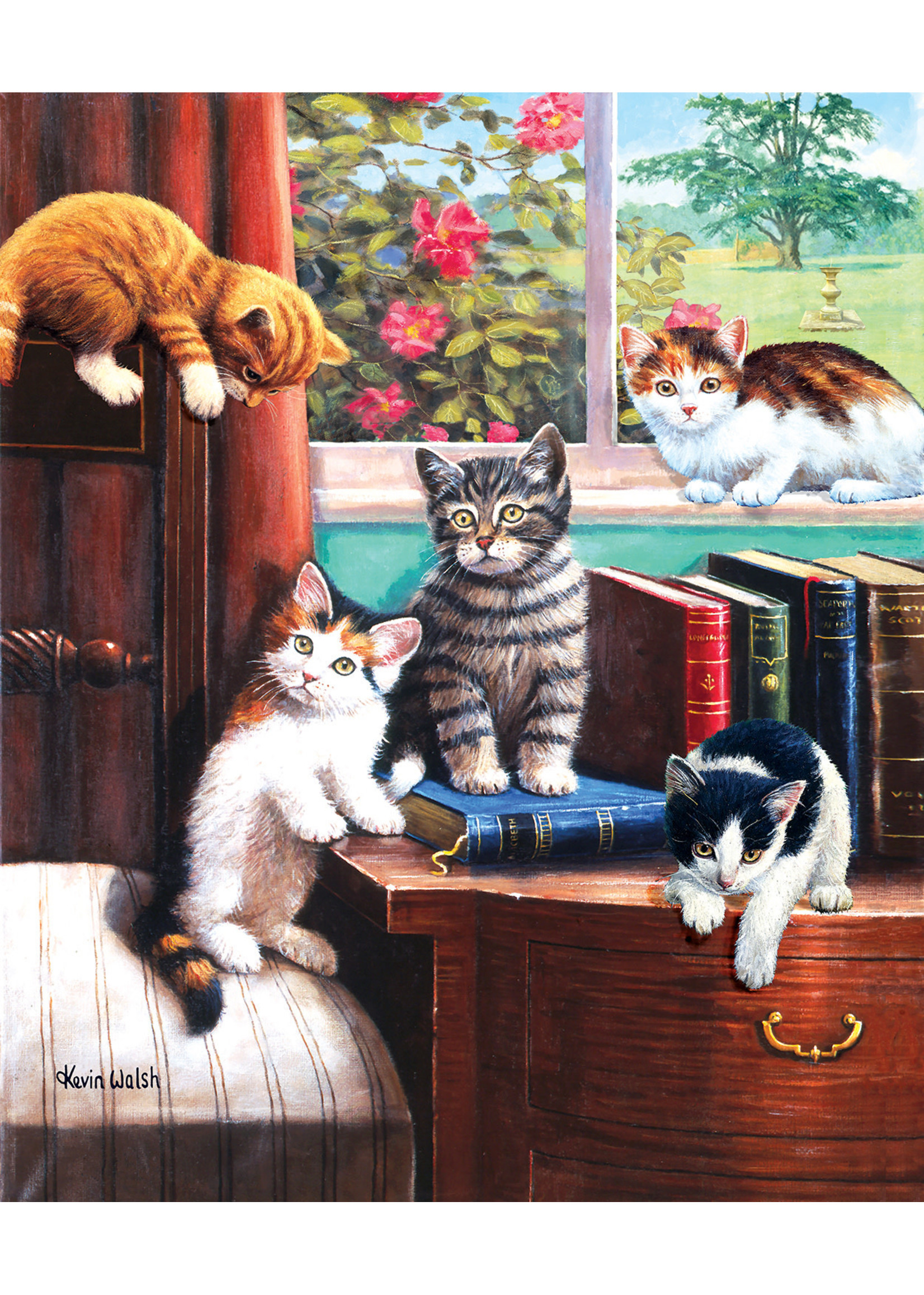 Sunsout Playtime in the Study Puzzle 1000 Pieces