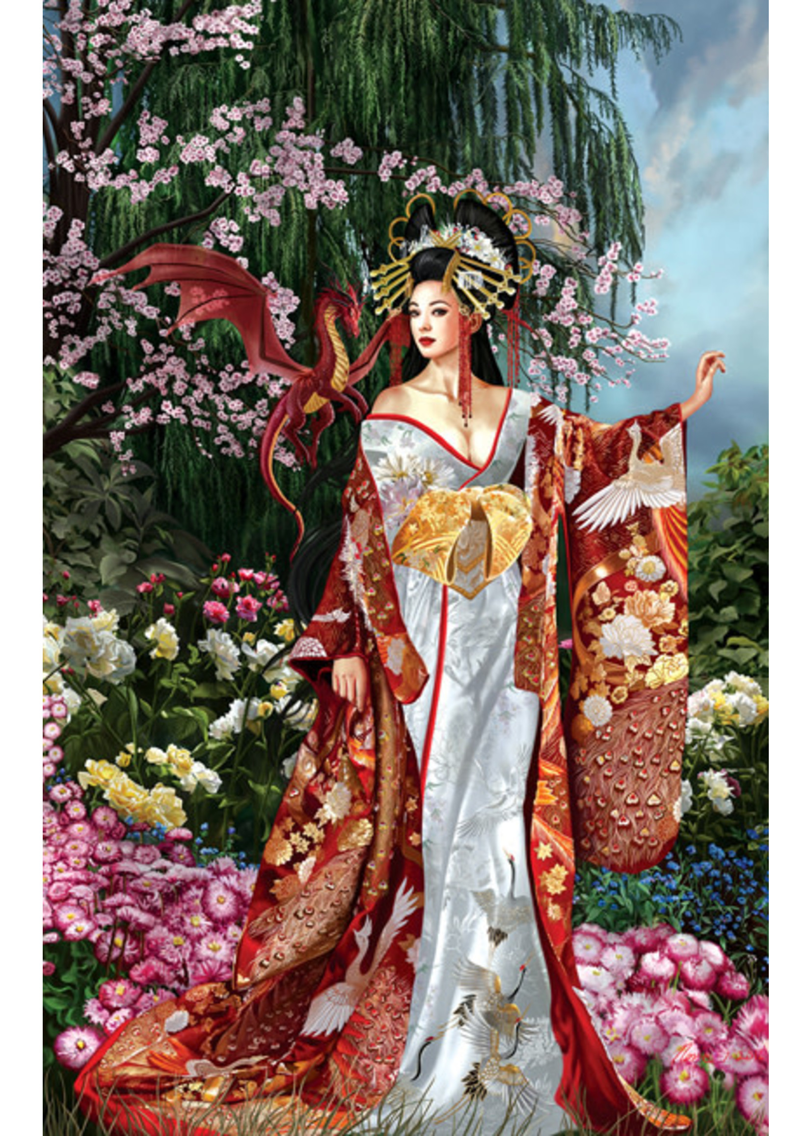 Sunsout Queen of Silk Puzzle 1000 Pieces