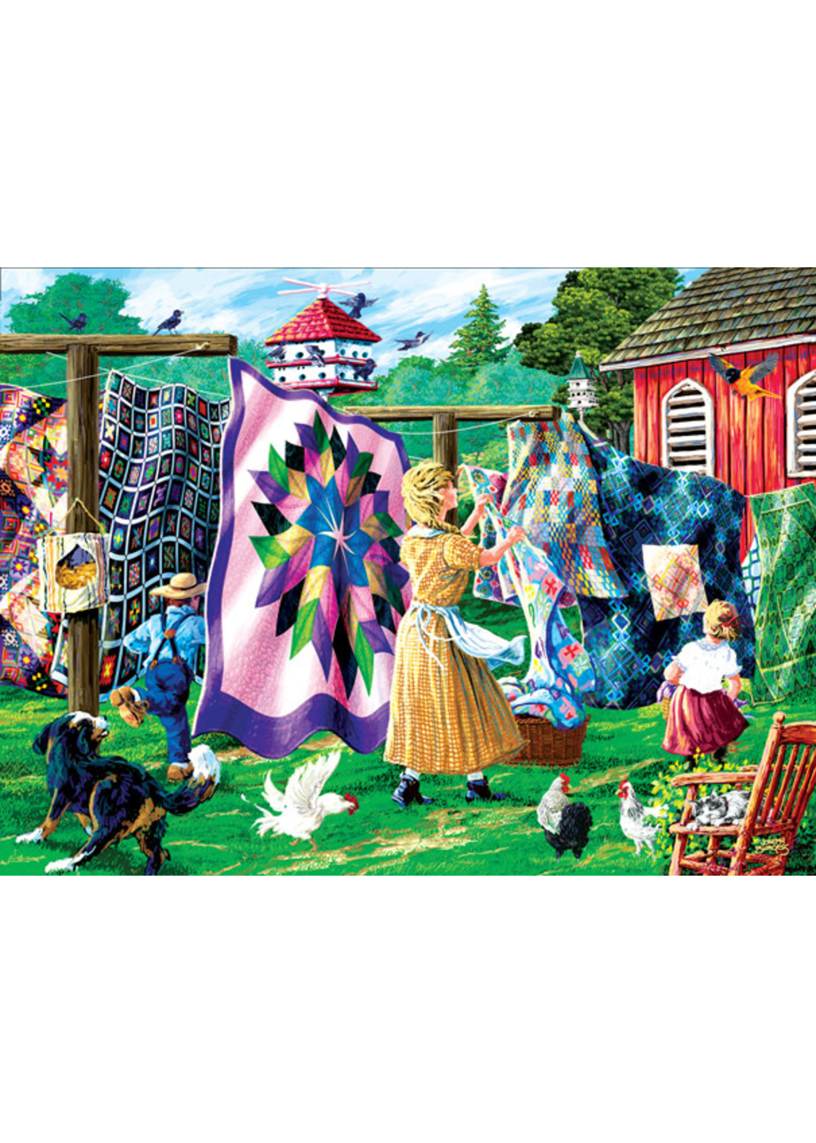 Sunsout Quilter's Clothesline 1000pc