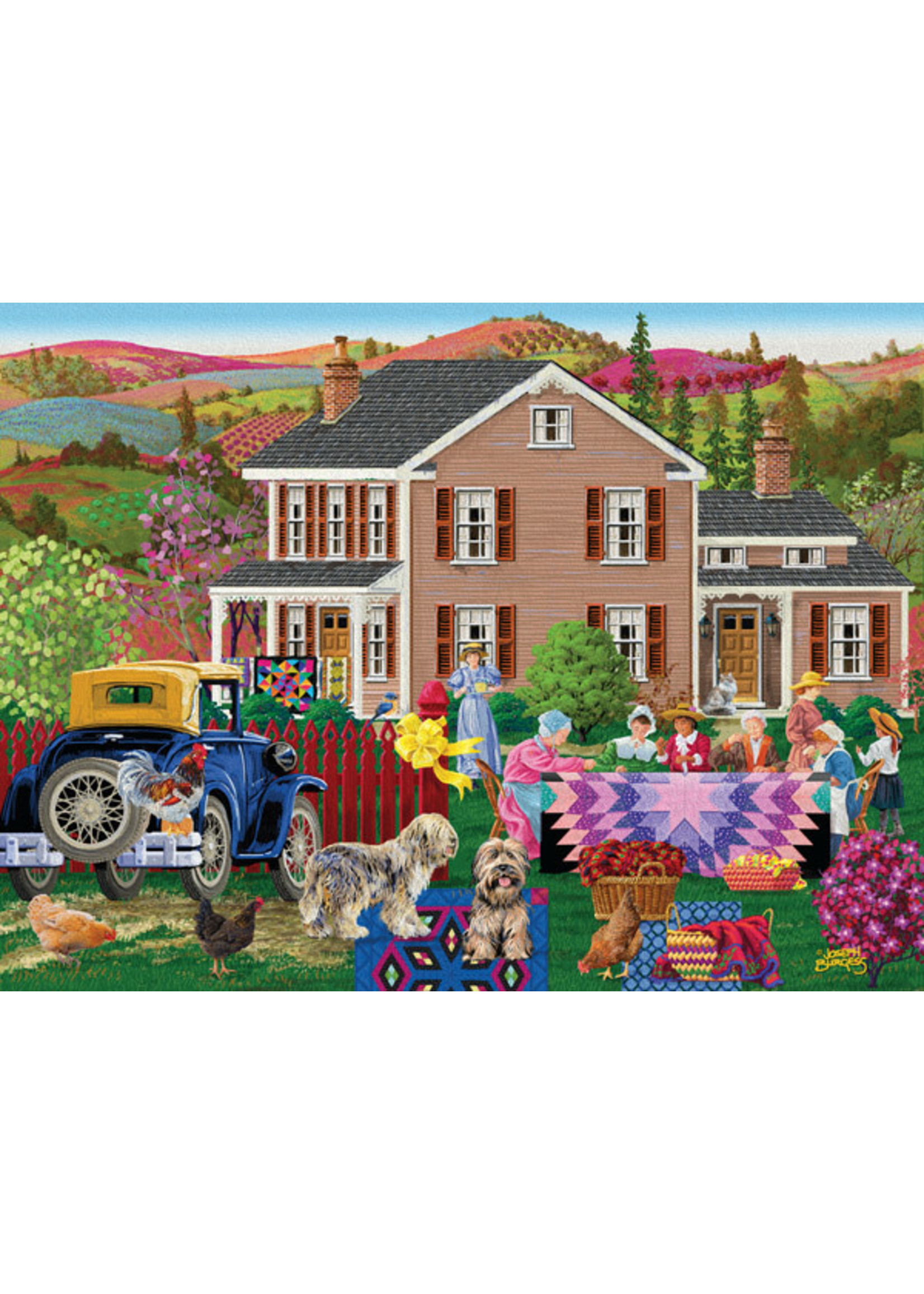 Sunsout Quilting Bees Puzzle 300 Large Pieces