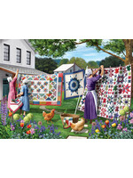 Sunsout Quilts in the Backyard Puzzle 500 Pieces