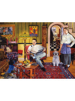 Sunsout Red Paint Puzzle 1000 Pieces