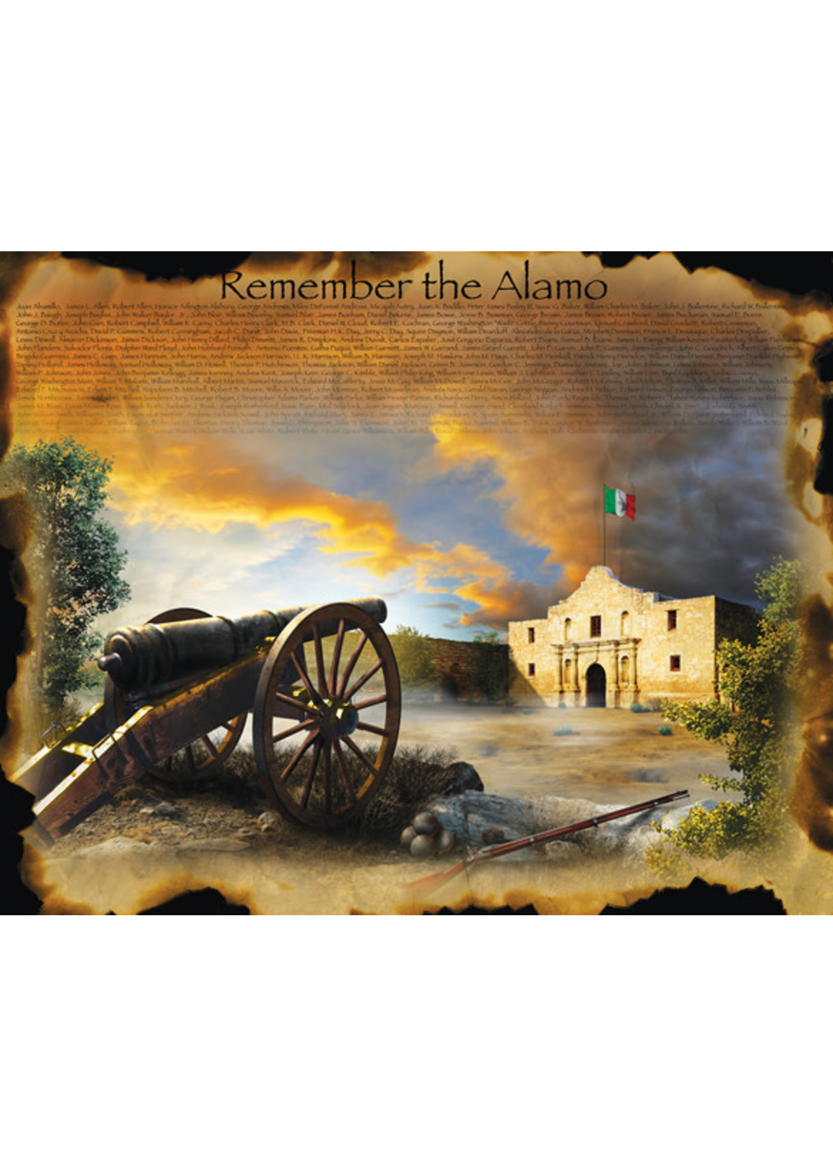 Sunsout Remember the Alamo Puzzle 1000+ Large Pieces