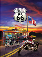 Sunsout Route 66 Diner  Puzzle 1000 Pieces