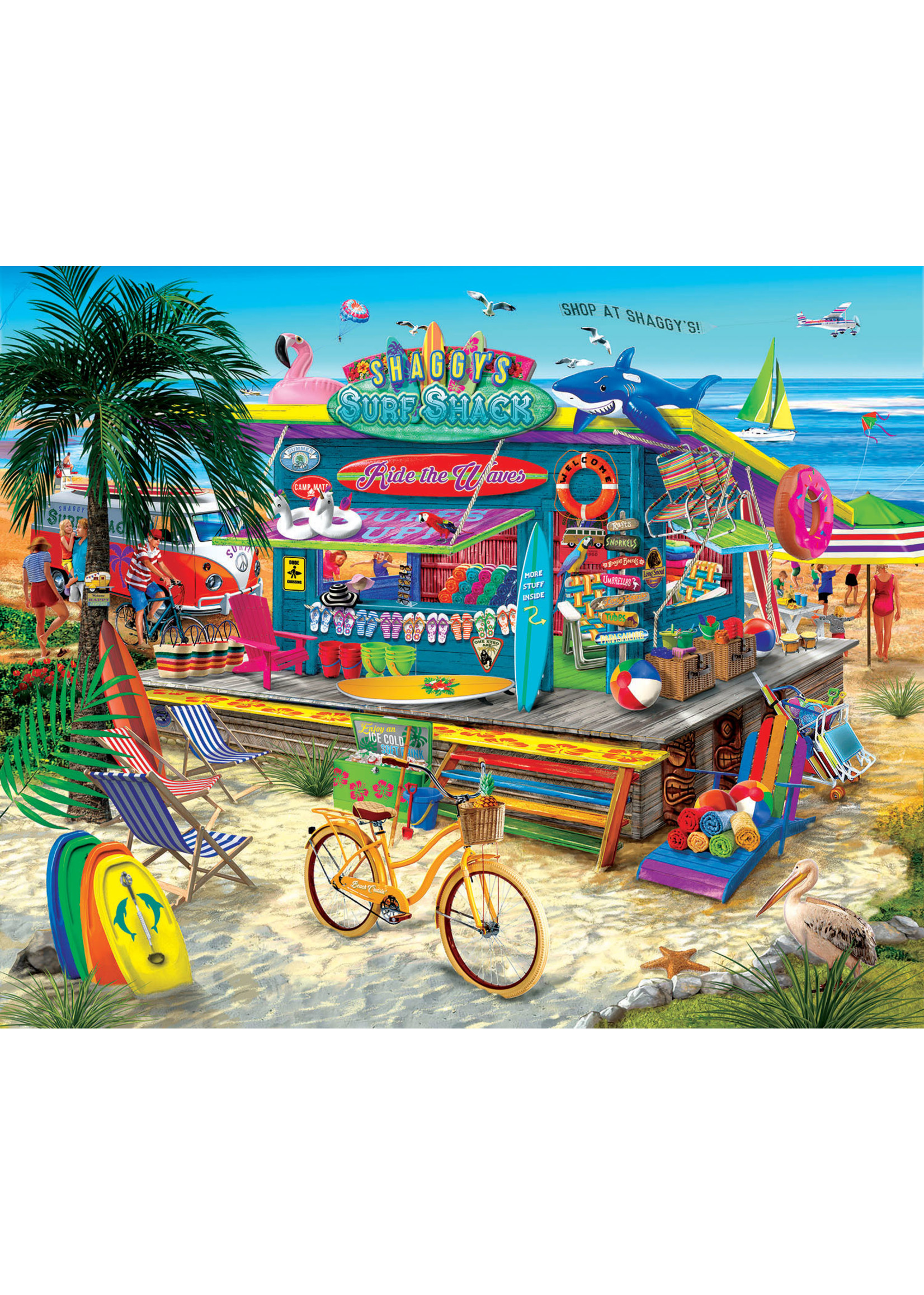 Sunsout Shaggy's Surf Shop Puzzle 1000 Pieces Family Crests & Puzzled Etc