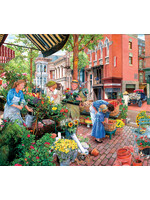 Sunsout Sidewalk Flower Sale 300 Puzzle 300 Large Pieces