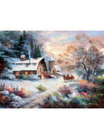 Sunsout Snowy Evening Outing Puzzle 1000 Pieces