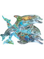 Sunsout Song of the Dolphins Special Shaped Puzzle 1000 Pieces