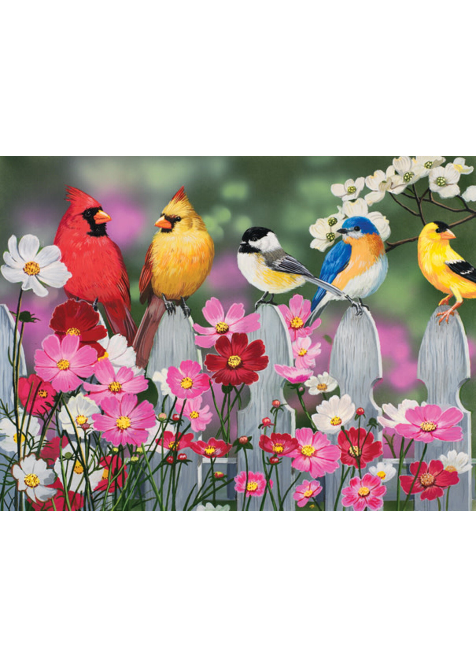 Sunsout Songbirds and Cosmos Puzzle 500 Pieces