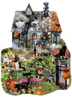Sunsout Spooky House Special Shaped 1000pc