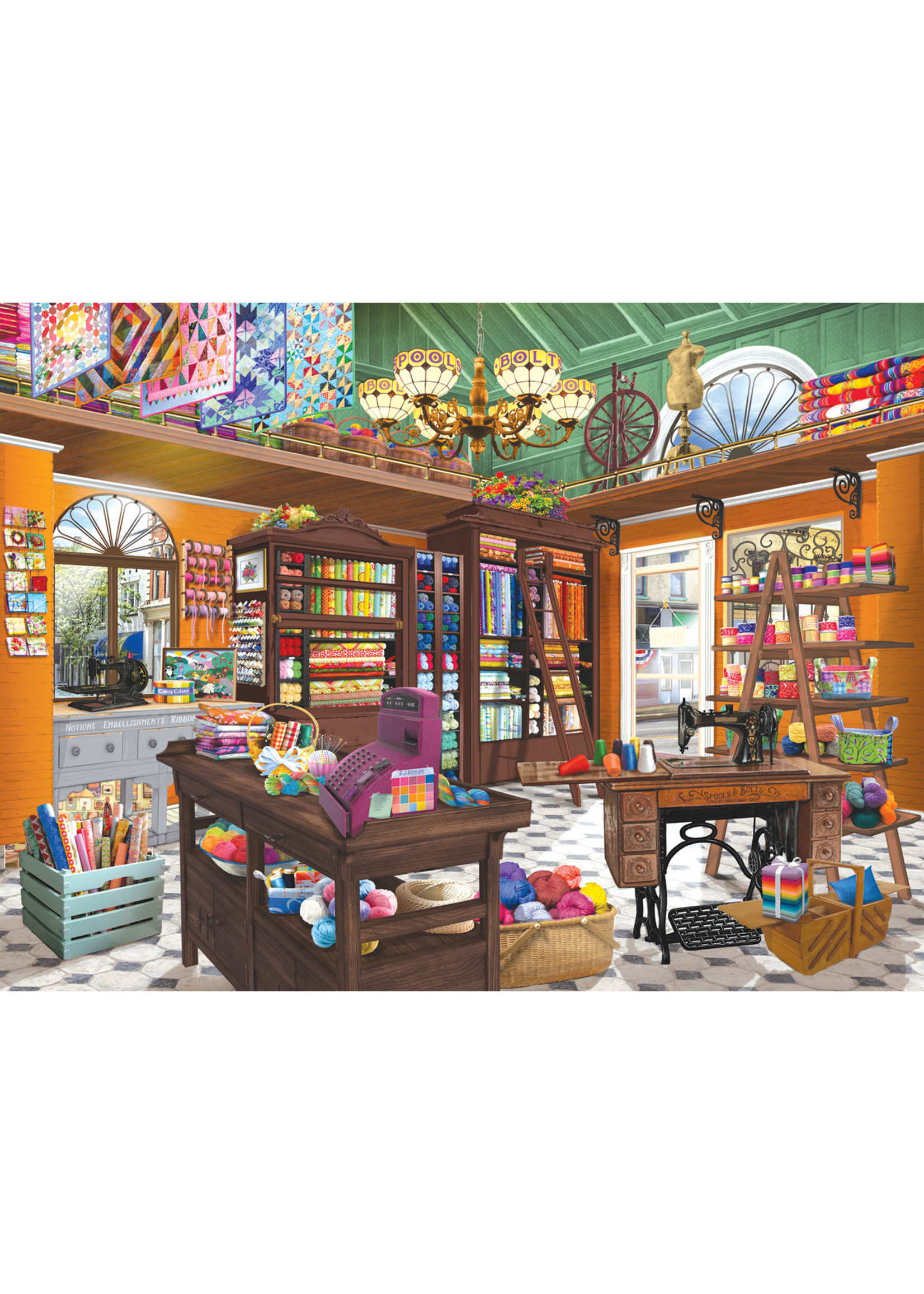 Sunsout Spools and Bolts Puzzle 1000 Pieces