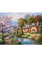 Sunsout Spring Creek Cottage Puzzle 500 Pieces