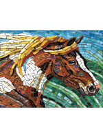 Sunsout Stained Glass Horse 1000pc