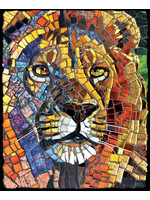 Sunsout Stained Glass Lion Puzzle 1000 Pieces
