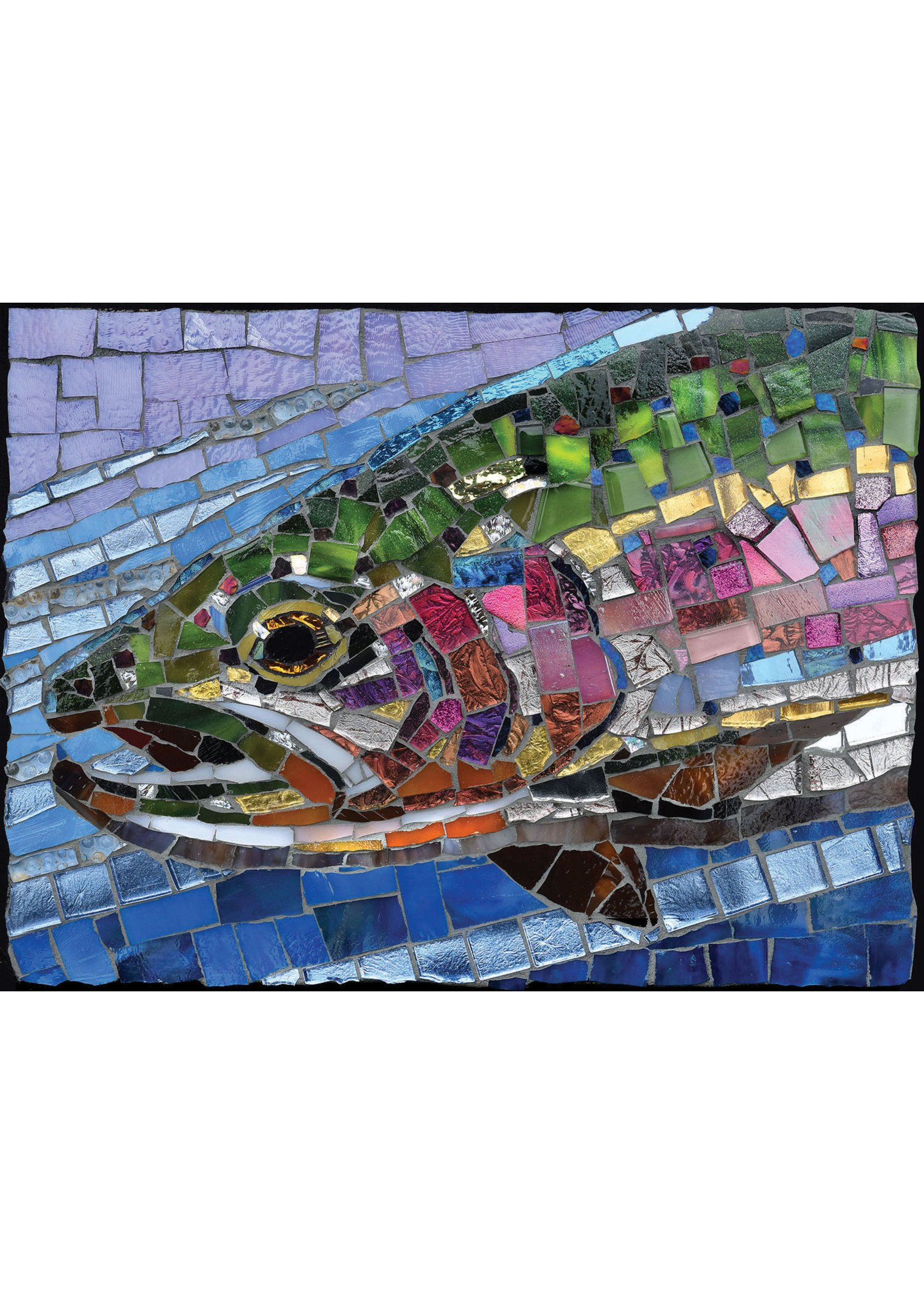 Sunsout Stained Glass Rainbow Trout 1000pc