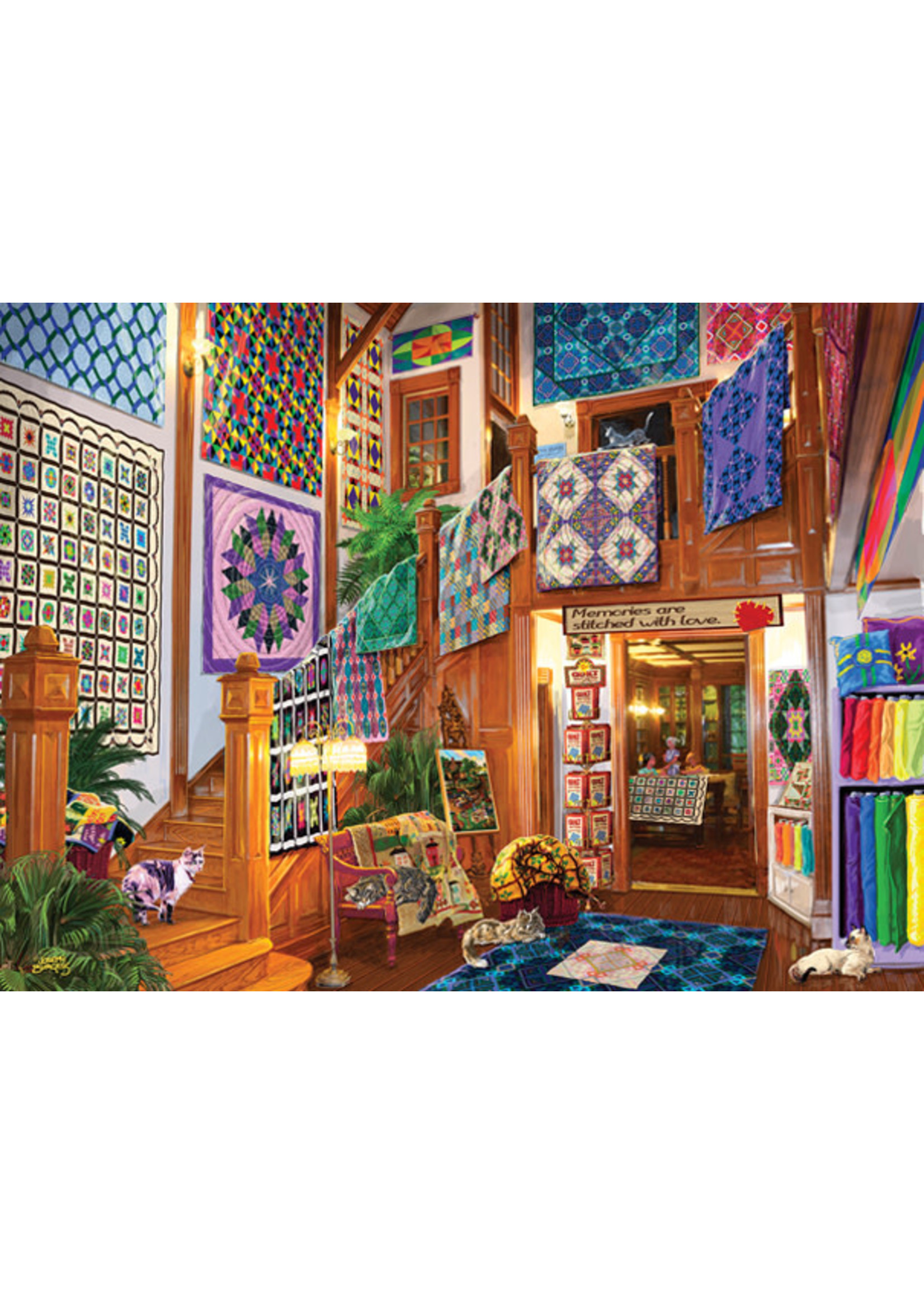 Sunsout Stitched With Love Puzzle 1000 Pieces