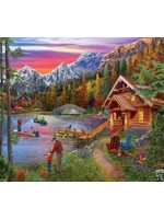 Sunsout Stone Bridge Lake Puzzle 300 Large Pieces