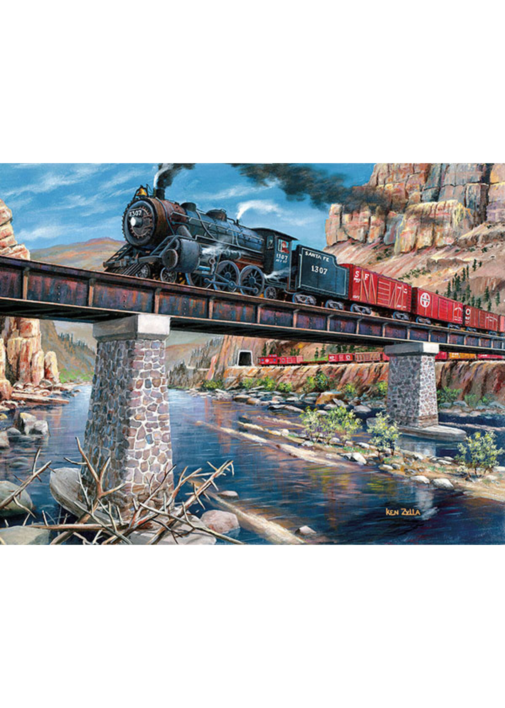 Sunsout Stone, Steel & Steam Puzzle 300 Large Pieces