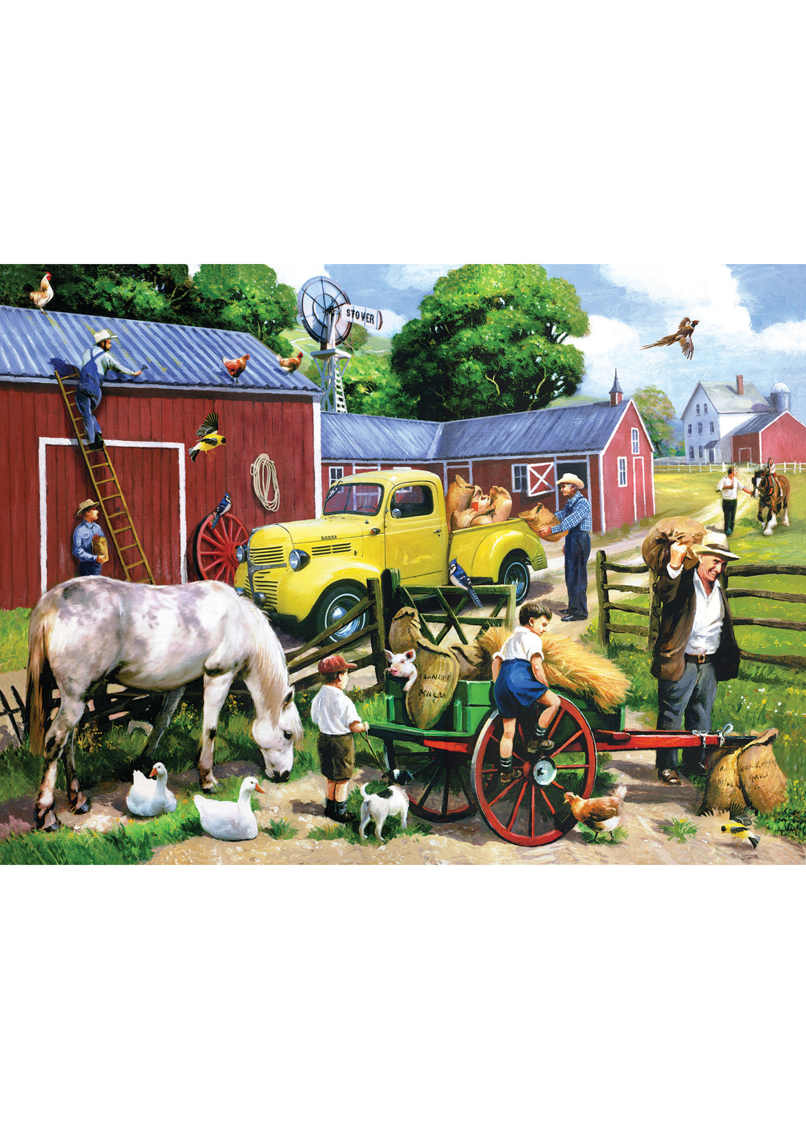 Sunsout Summer Farm Days Puzzle 1000 Pieces