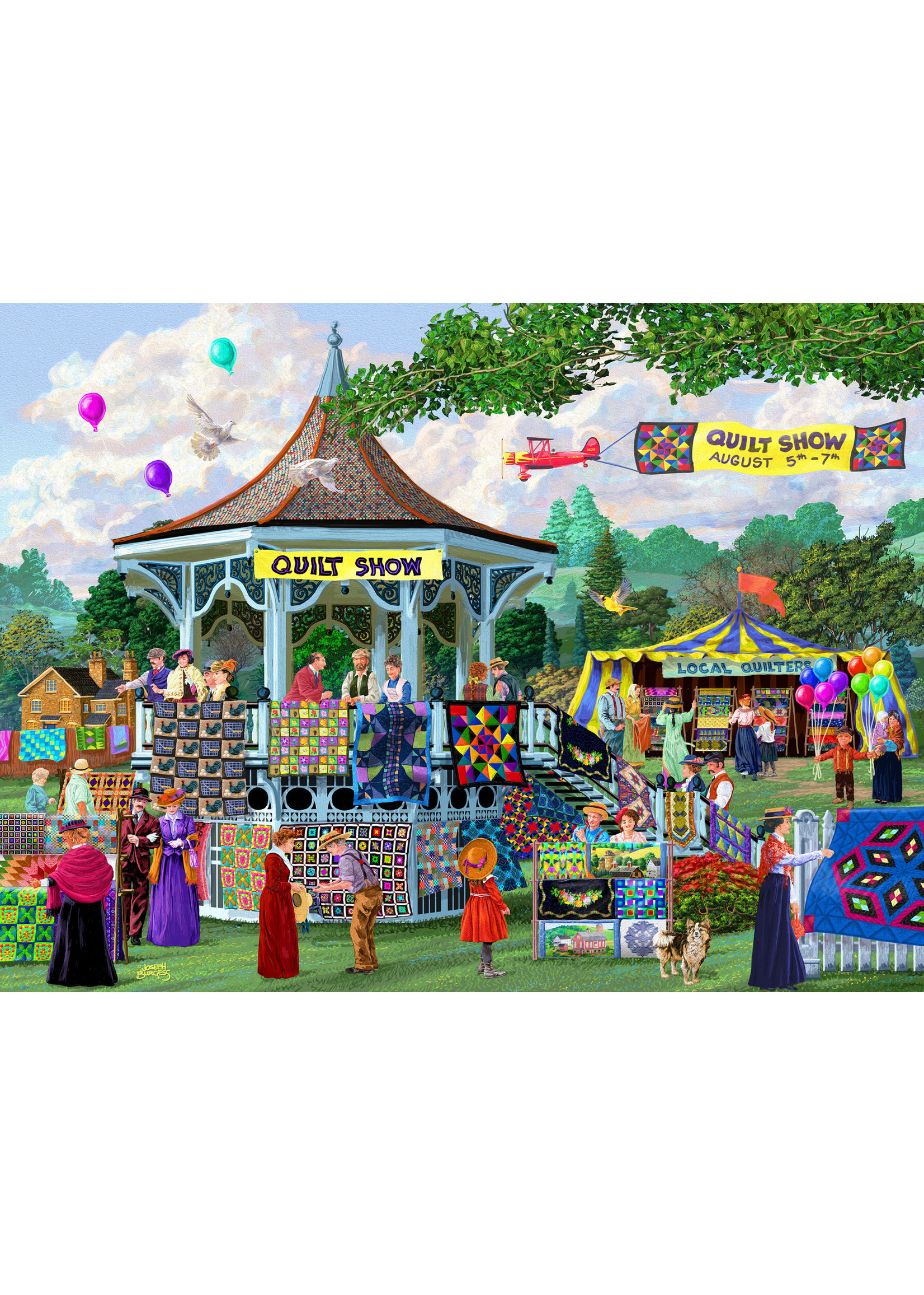 Sunsout Summer Quilt Show Puzzle 1000 Pieces