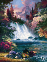 Sunsout Sunrise Falls Spring Puzzle 1000 Pieces