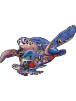 Sunsout Swimming Lesson (Sea Turtle) Special Shaped Puzzle 1000 Pieces