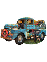 Sunsout The Blue Truck Special Shaped Puzzle 1000 Pieces