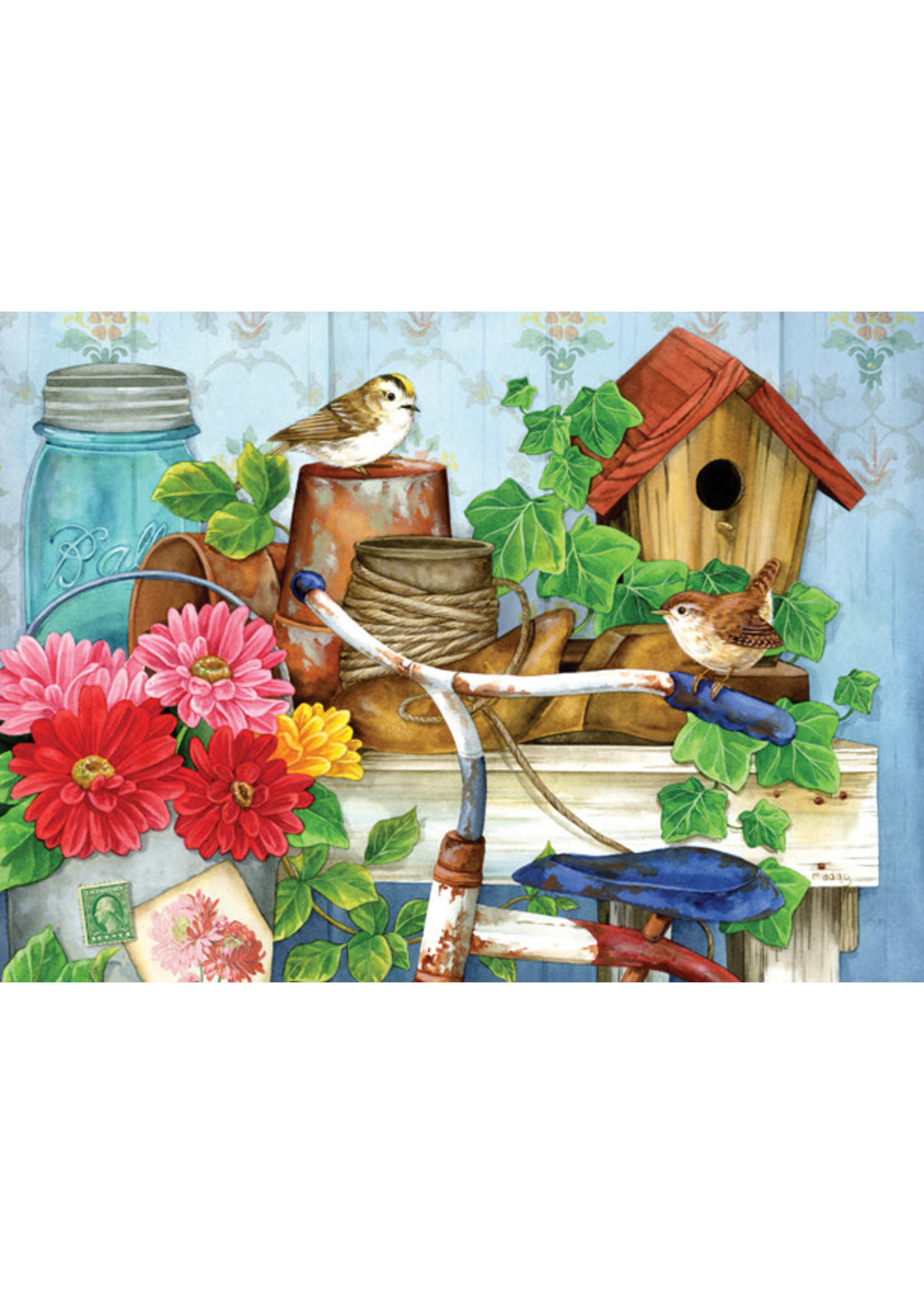 Sunsout The Old Garden Shed Puzzle 500+ Large Pieces
