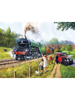 Sunsout Watching the Trains Puzzle 1000 Pieces