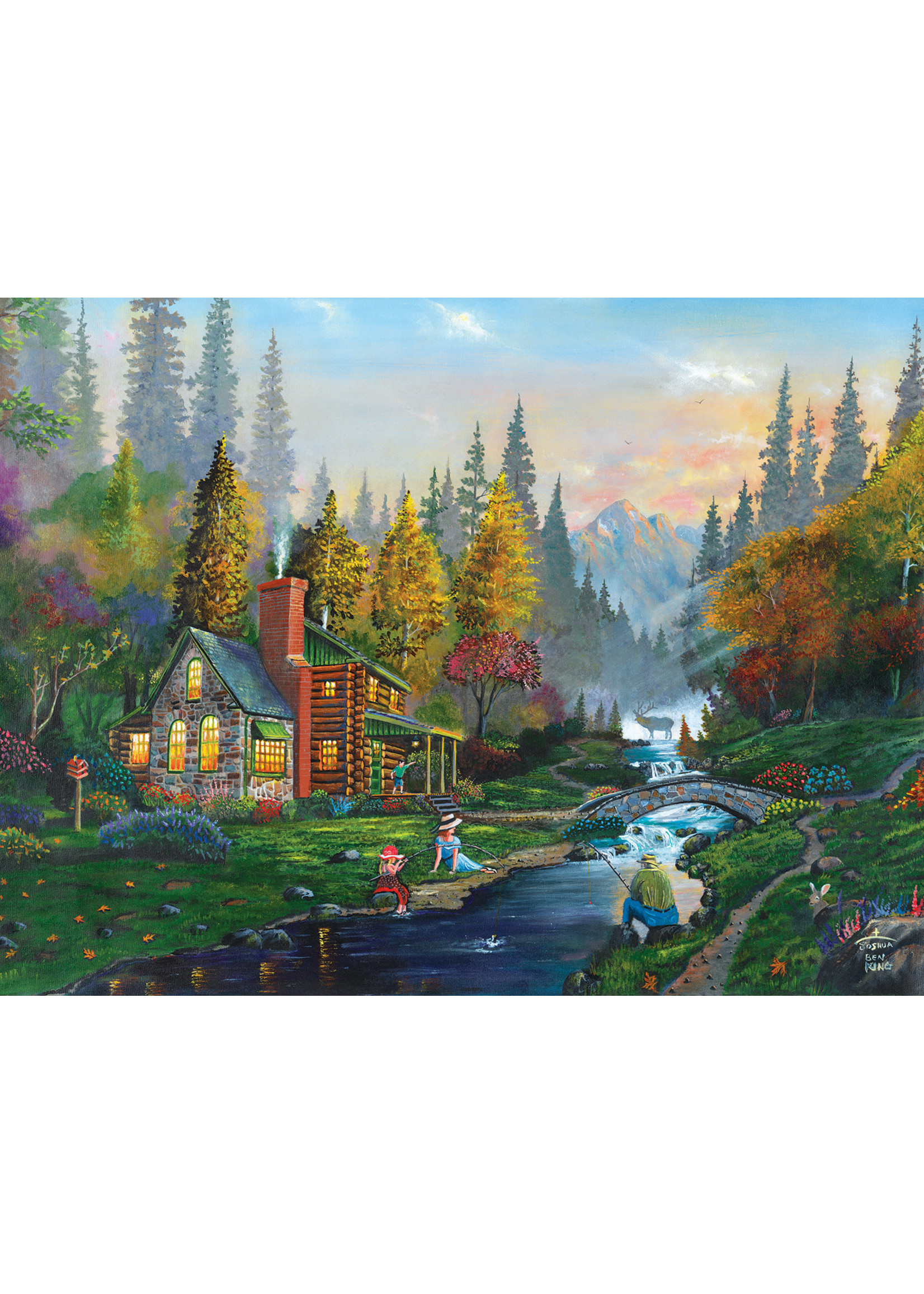 Sunsout Weekend Getaway Puzzle 300 Large Pieces
