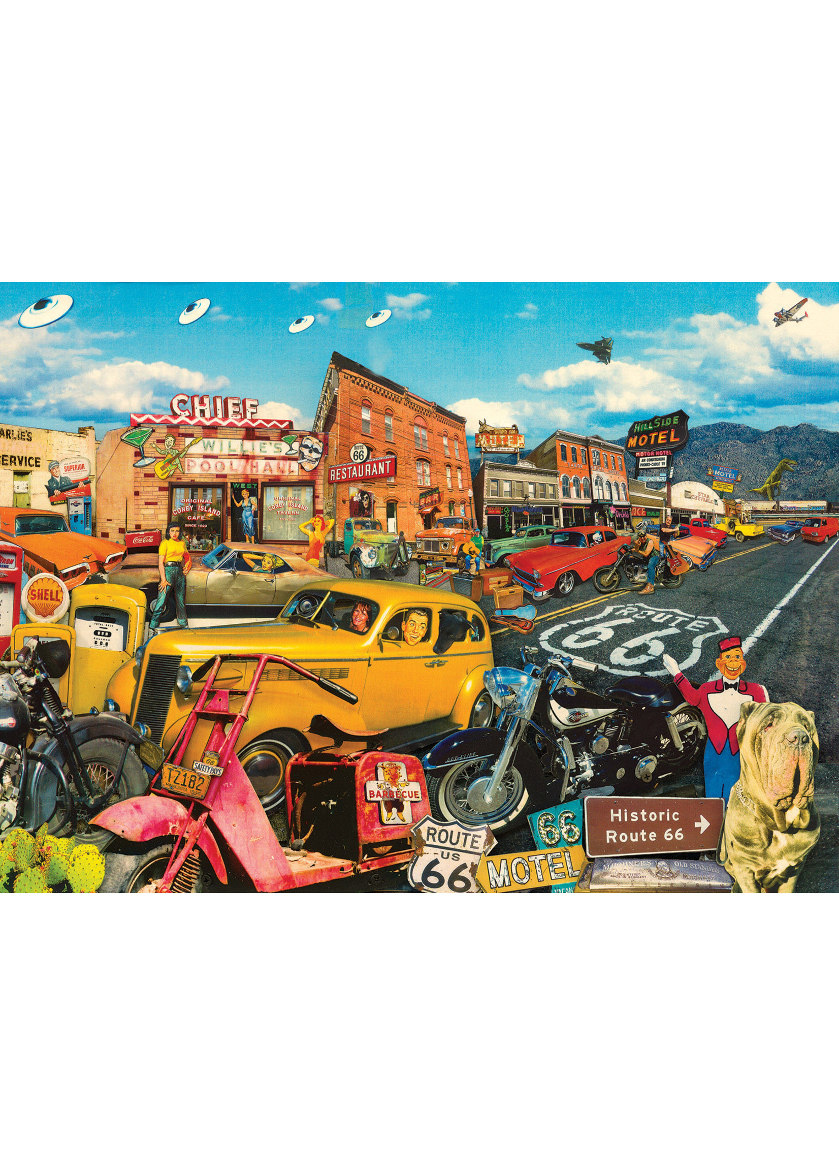 Sunsout Willie's Pool Hall Puzzle 500+ Large Pieces