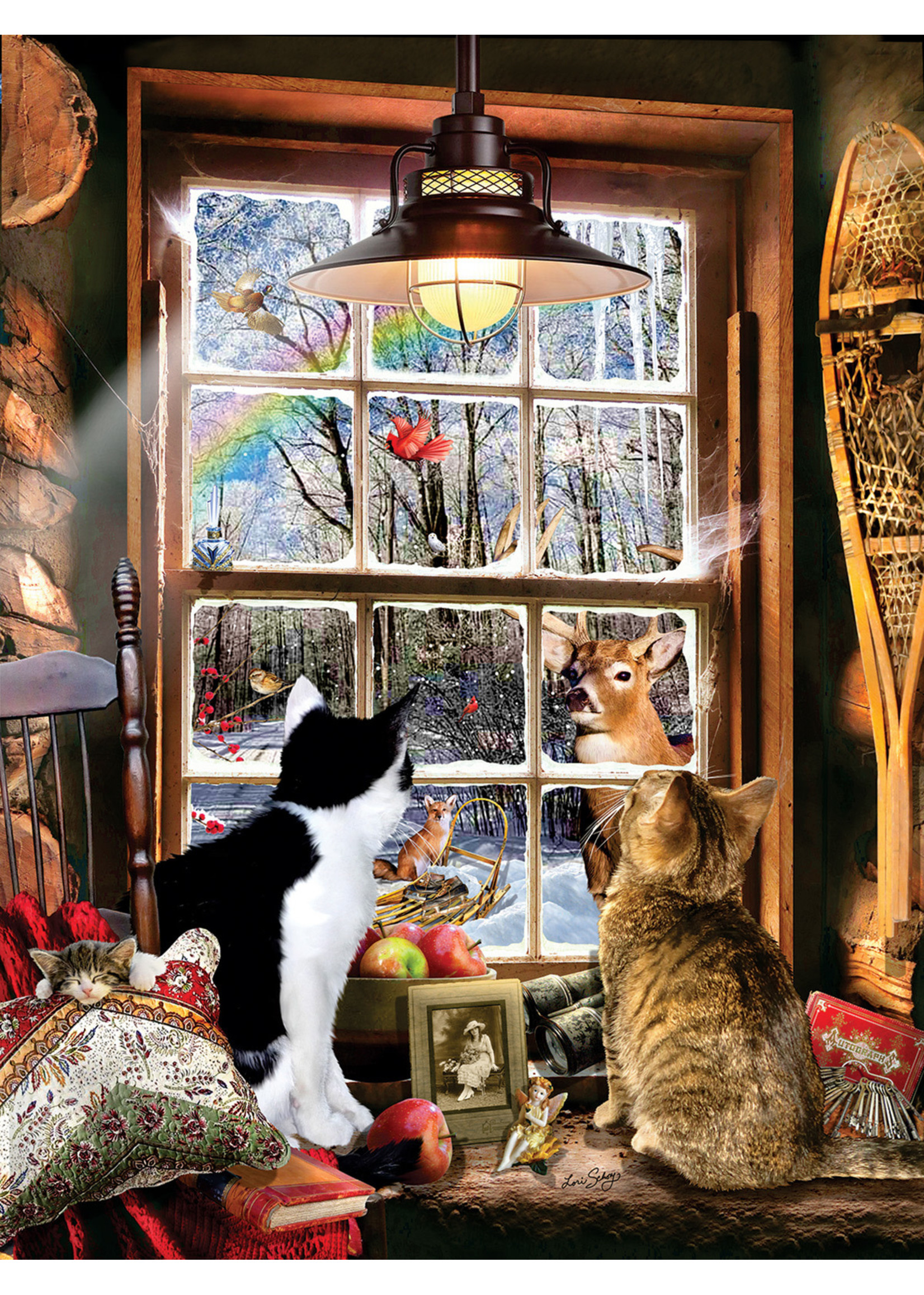 Sunsout Winter Forest 300 Large Pieces