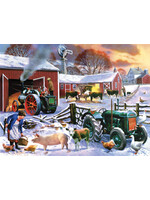 Sunsout Wintertime Farm Puzzle 1000 Pieces