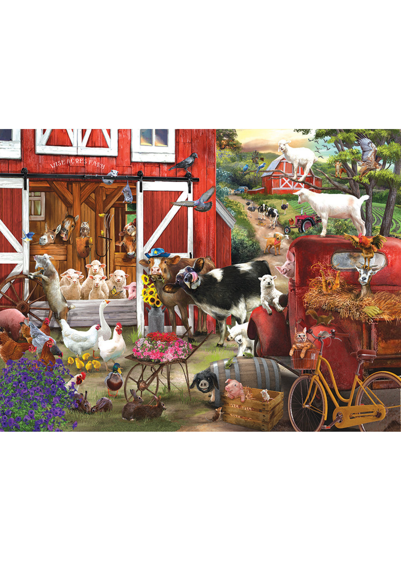Sunsout Wise Acres Farm Puzzle 300 Large Pieces