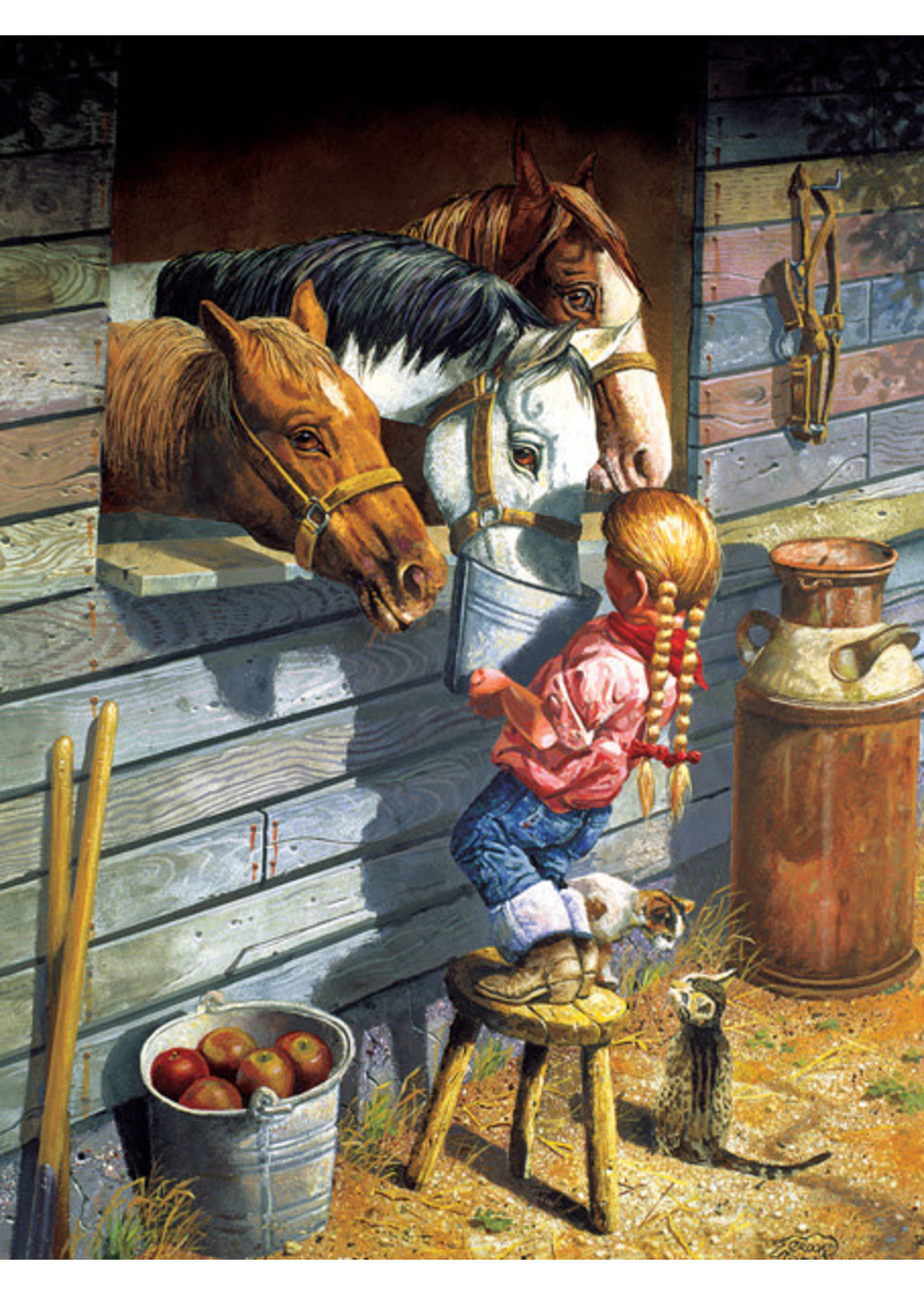 Sunsout Working Girl 500pc