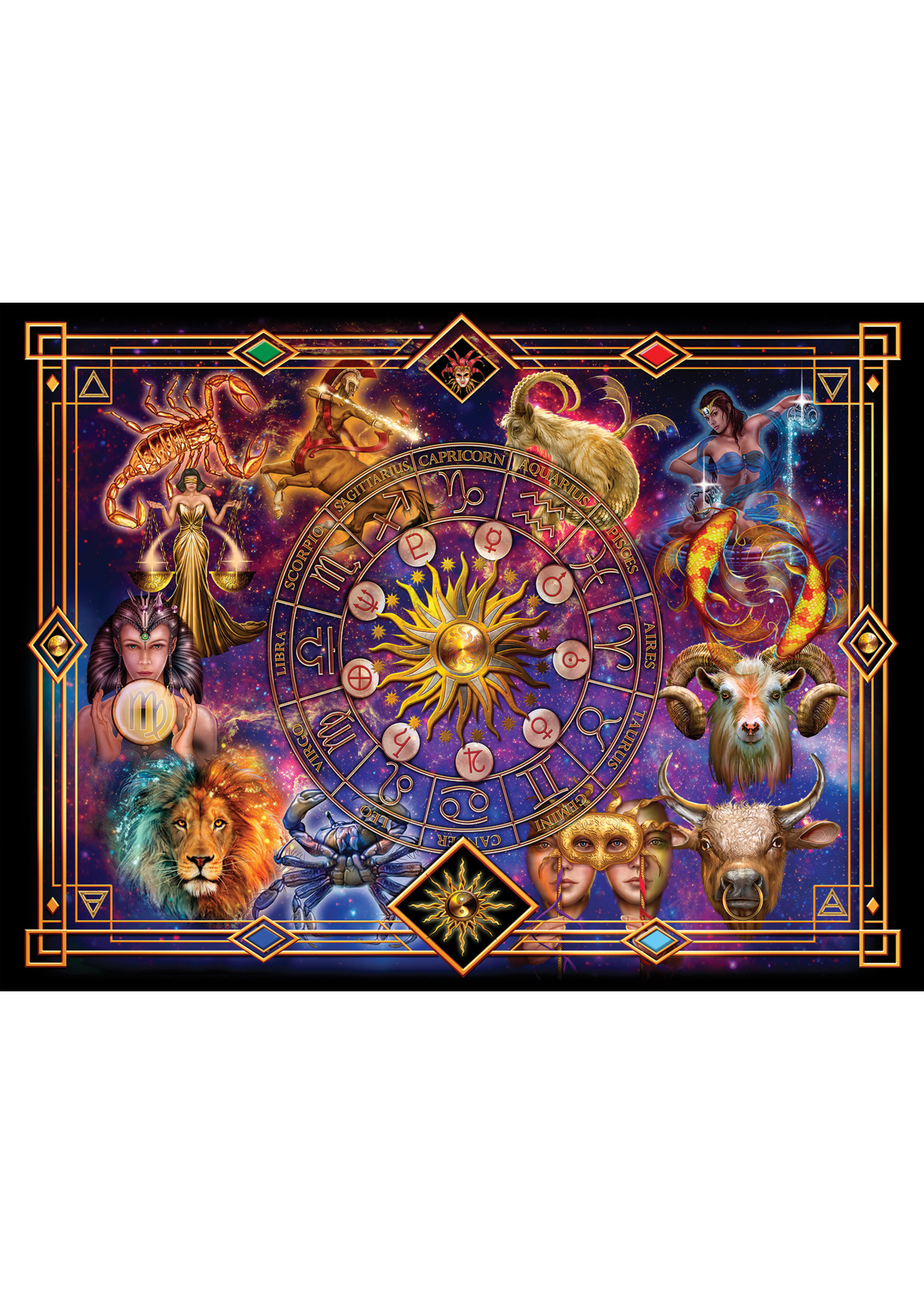 Sunsout Zodiac Montage Puzzle 500+ Large Pieces