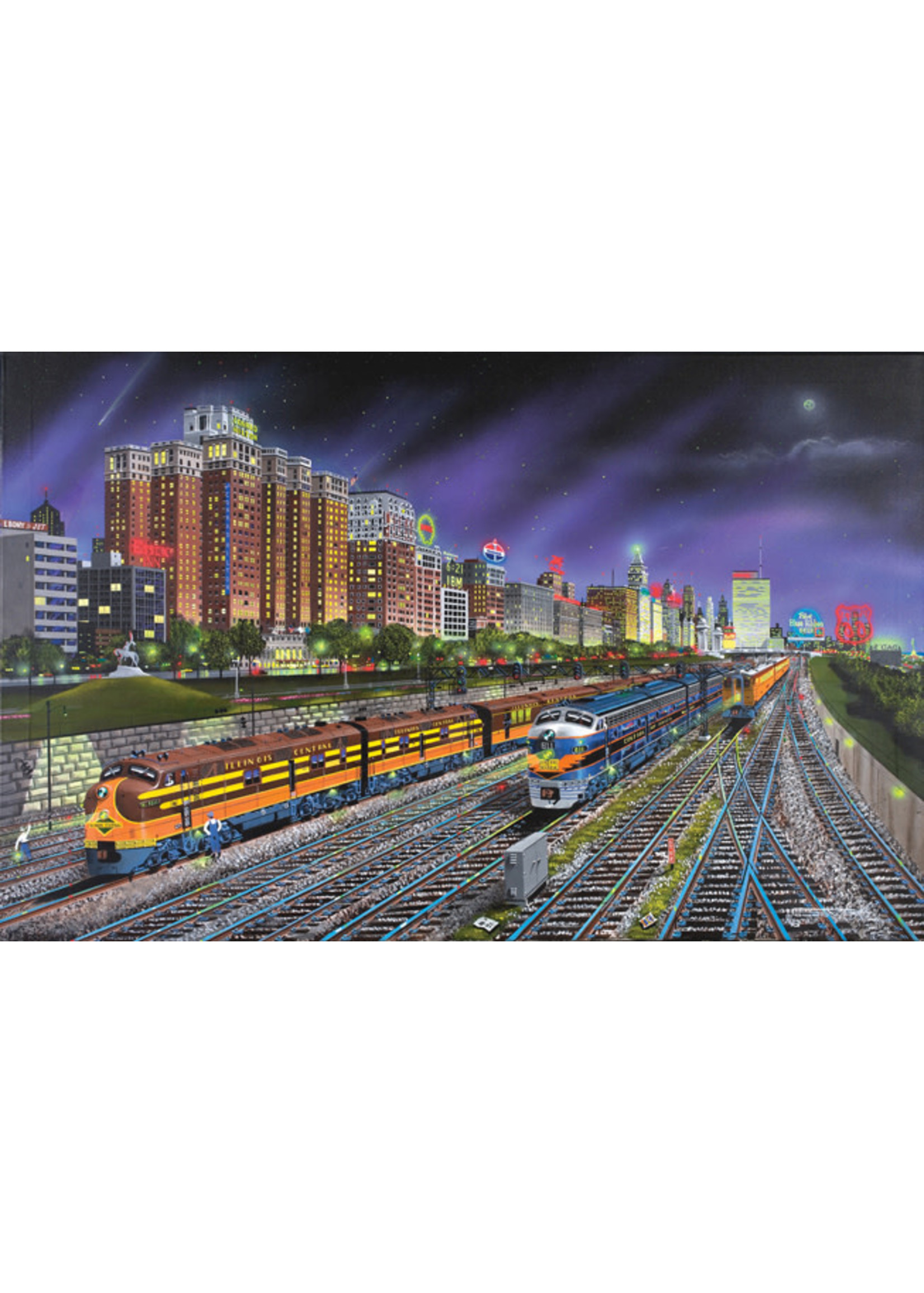 Sunsout Chicago Nights 1000pc