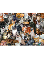 Sunsout Cat Collage Puzzle 300 Large Pieces