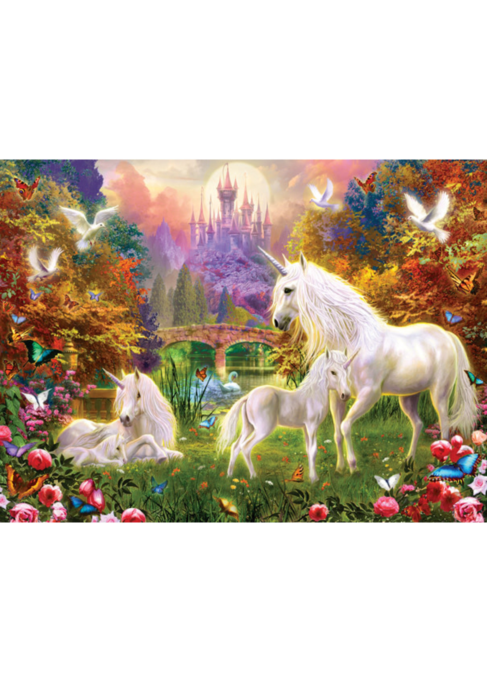 Sunsout Castle Unicorns Puzzle 1000 Pieces
