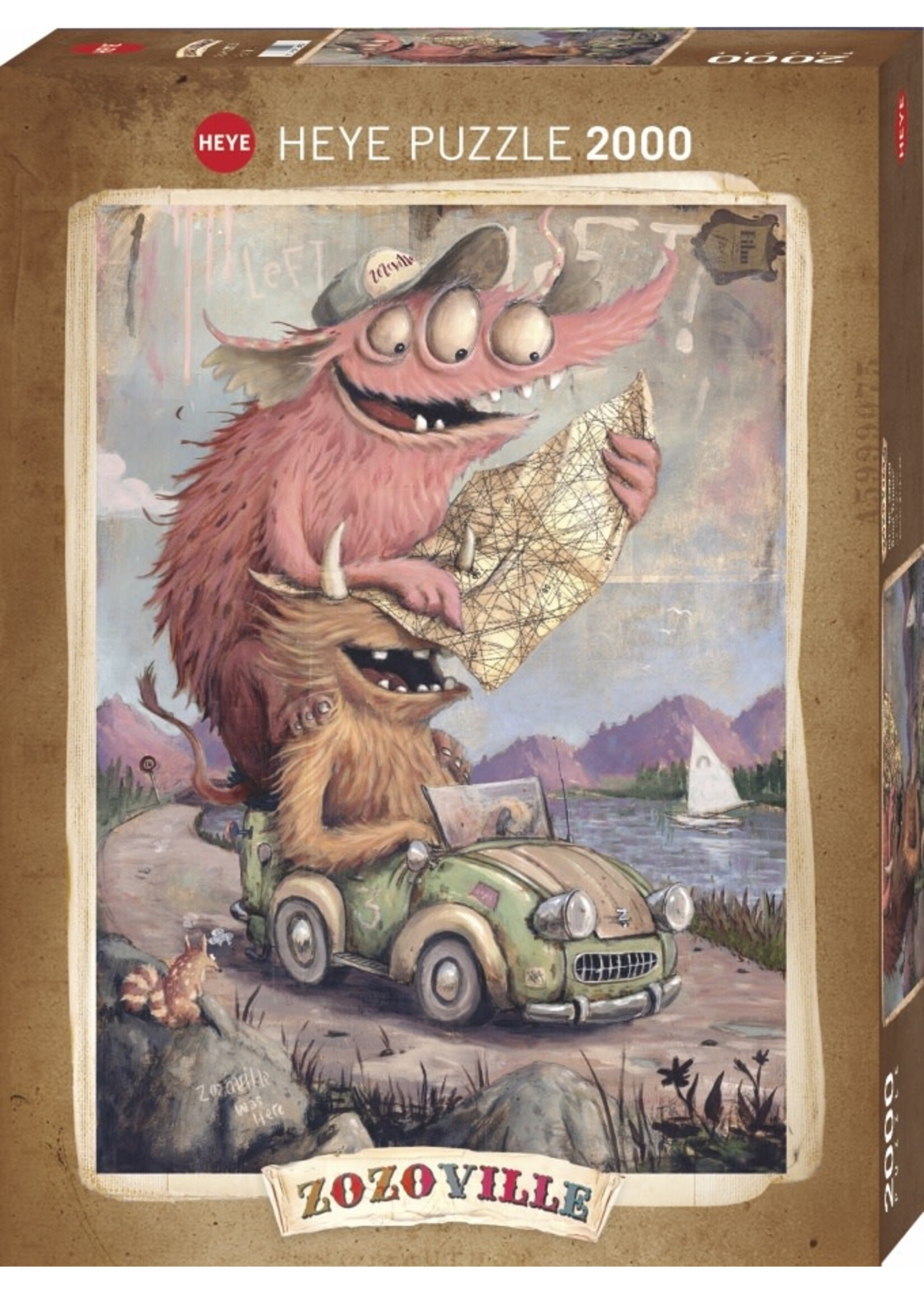 Heye Zozoville - Road Tripping 2000pc