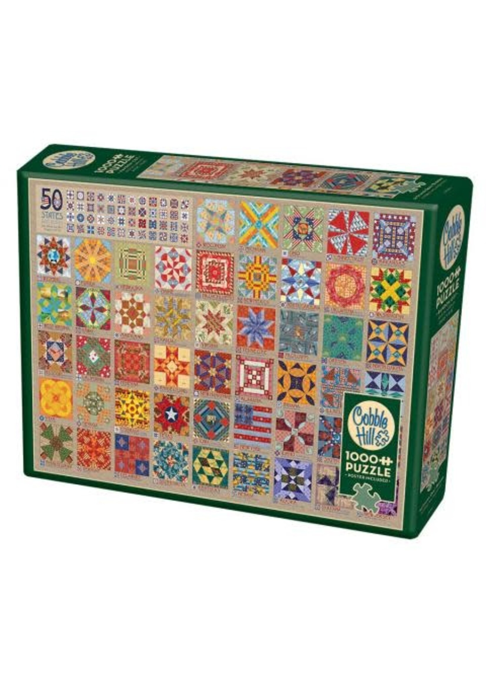 Cobble Hill 50 States Quilt Blocks 1000pc
