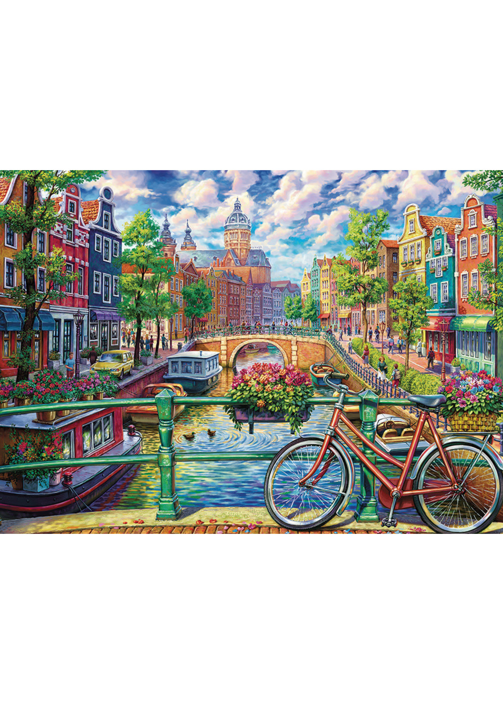 Cobble Hill Amsterdam Canal Puzzle 1000 Pieces