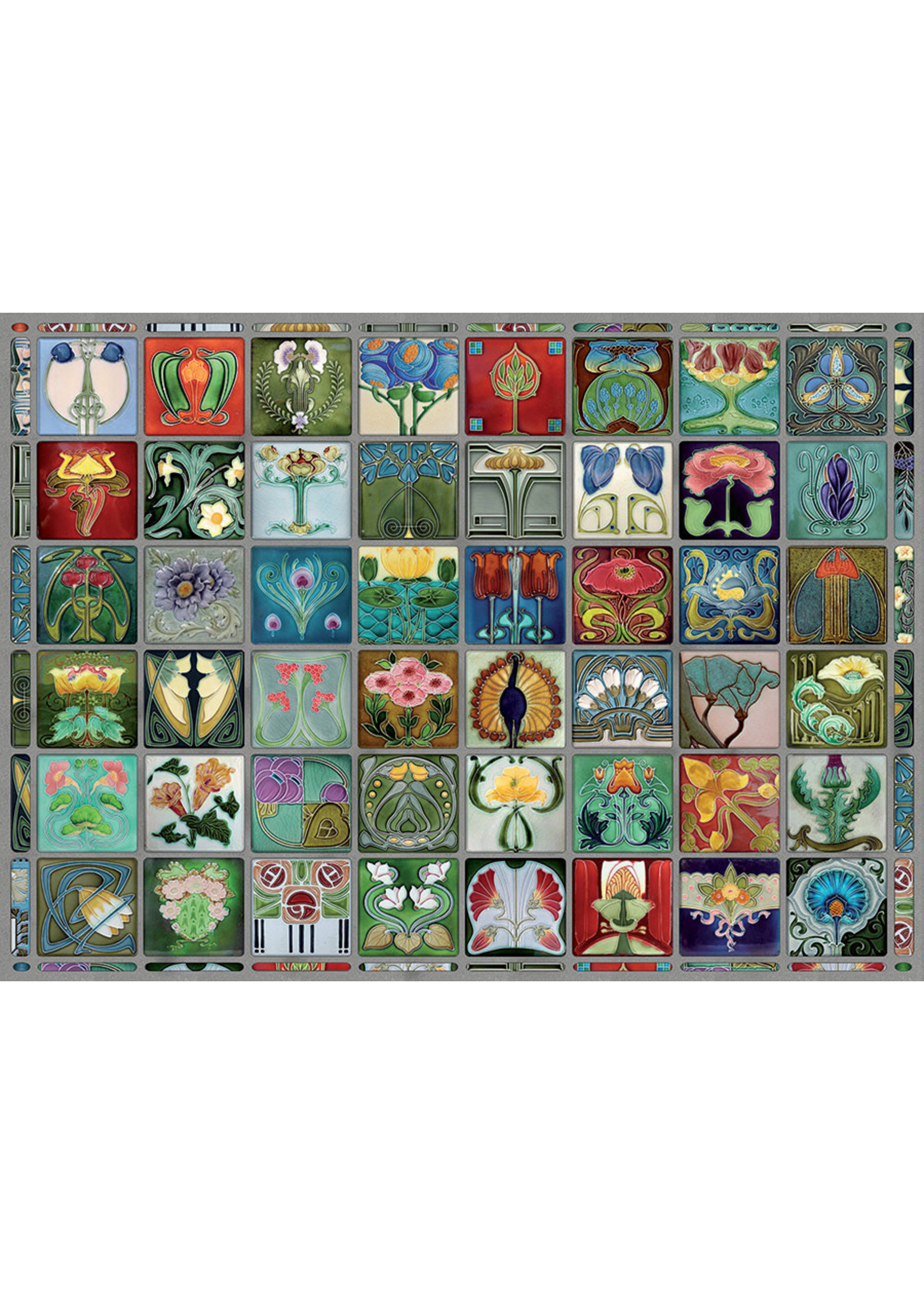 Cobble Hill Art Nouveau Tiles Puzzle 1000 Pieces
